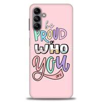Samsung Galaxy A04S Kılıf HD Baskılı Kılıf - Who You + Tam Ekran Koruyucu