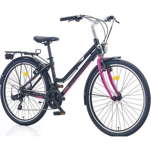 Corelli Shiwers Lady 24 Jant Şehir Bisikleti Siyah/Fuşya
