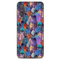 Xiaomi Mi 9 Uyumlu Kılıf Mor Delisi (48) Bumper Kılıf Tüğler