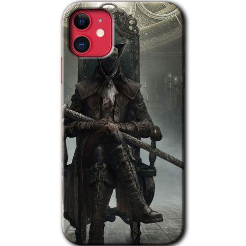 iPhone 11 HD Baskılı Kılıf + 9D Tam Ekran Koruyucu - Bloodborne Hunters