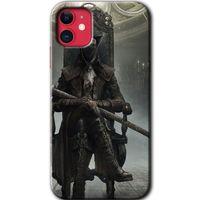 iPhone 11 HD Baskılı Kılıf + 9D Tam Ekran Koruyucu - Bloodborne Hunters