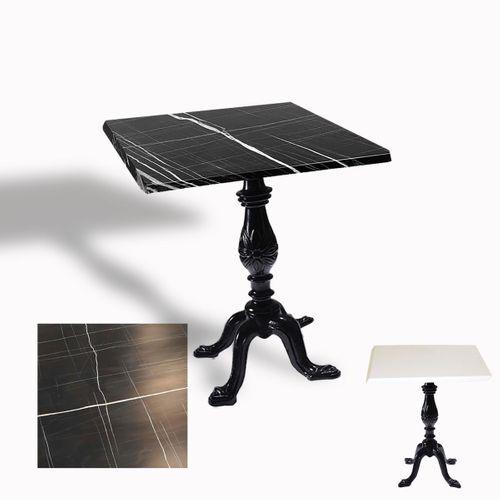 Dockers Çipa 1001 Döküm Ayak Kare Masa 70x70 cm - (Werzalit, Wermodin ve Allzalit Tabla) - Palazzo