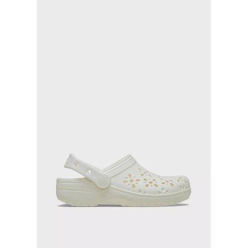 crocs 210943-0WV CLASSIC FLORAL CUT OUT CLOG ÇOCUK TERLİK SANDALET