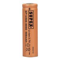 Supex 14500-900D Lityum Ion 3.7Volt 900mAh Şarj Edilebilir Başlıksız Pil