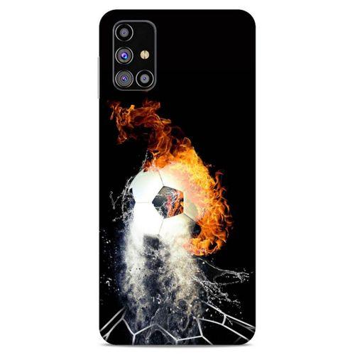 Lopard Samsung Galaxy M31s Uyumlu Kılıf FireX (35) Fit Design Kılıf Futbol
