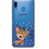 Zoologix (50) Samsung Galaxy A20s Şeffaf Kılıf Silikon Desenli