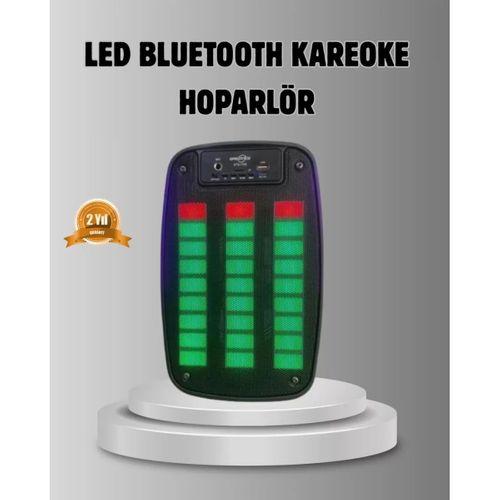 Gts 1793 Işıklı 6.5 İnç Kablosuz Hoparlör Bluetooth, Usb Ve Fm Özellikli