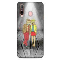 Samsung Galaxy A60 Kılıf FunnyMaX (35) Fit Design Kılıf Gri
