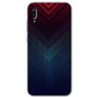 Huawei Y6 2019 Kılıf Kapak - Abstract 4 +Hayalet Ekran Yandan Gözükmez