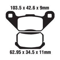 ATV Atv Atv-Buggy Arka Fren Disk Balatası Fa431 A Kalite