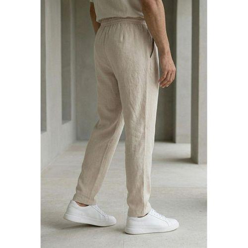 Prawer Baggy Kalıp Odessa Kumaş Jogger Erkek Pantolon- Bej
