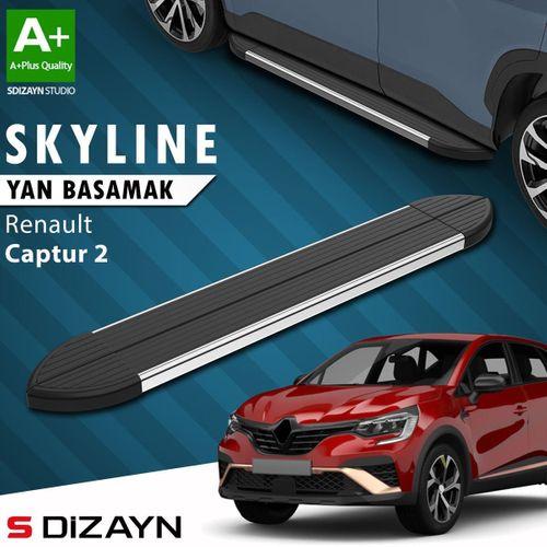 S-Dizayn Renault Captur 2 Skyline Krom Yan Basamak 183 Cm 2020 Üzeri A+ Kalite