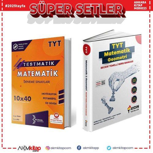 Aydın TYT Beceri Temelli Matematik Geometri Soru ve Bilinçsel Matematik Deneme Seti 2 Kitap