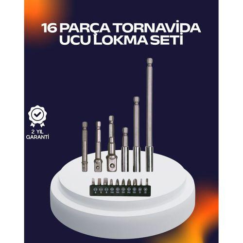 16 Parça Usta İşçilik Bits Takımı Vida Sökme Takma Set