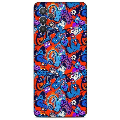 Lopard Samsung Galaxy A32 Uyumlu Kılıf Graffitix (15) Antişok Kılıf