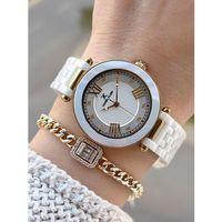 Daniel Klein Seramik Kordon Özel Tasarım 2 Yıl Garantili 3 Atm Kadın Kol Saati+Bileklik SR.14282.4