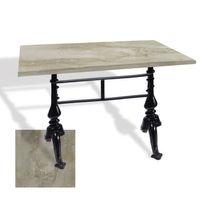 Dockers Çipa 3001 Döküm Ayak Masa 70x120 cm - (Werzalit, Wermodin ve Allzalit Tabla) - Irony