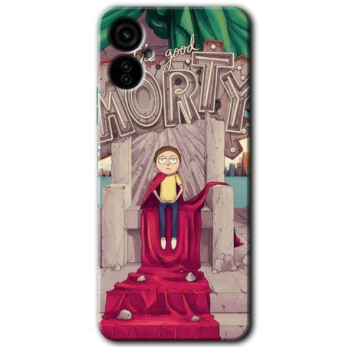 Tecno Spark 9 Pro Kılıf HD Desen Baskılı Arka Kapak - Morty