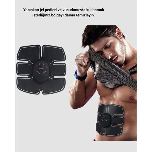 Elektronik Kas Uyarıcı Cihaz 6 Farklı Modlu Jel Pedli Göbek Kol Stimülatör