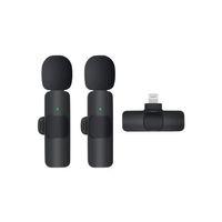 K9 Kablosuz Yaka Mikrofonu Lightning 2’li Mini Mikrofon Youtube Tik Tok 2 Adet