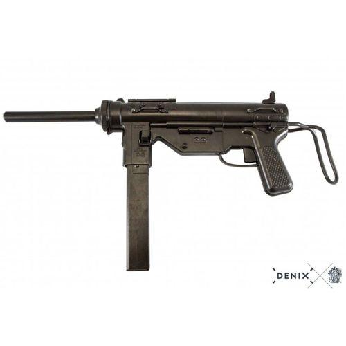 Denix Koleksiyon Grubu-M3 HAFİF MAKİNELİ TÜFEK KAL. .45 "GRES TABANCASI" ABD 1942 (İKİNCİ DÜNYA SAVAŞI)-JDNX1313-Orijinalden ilham alan tasarım