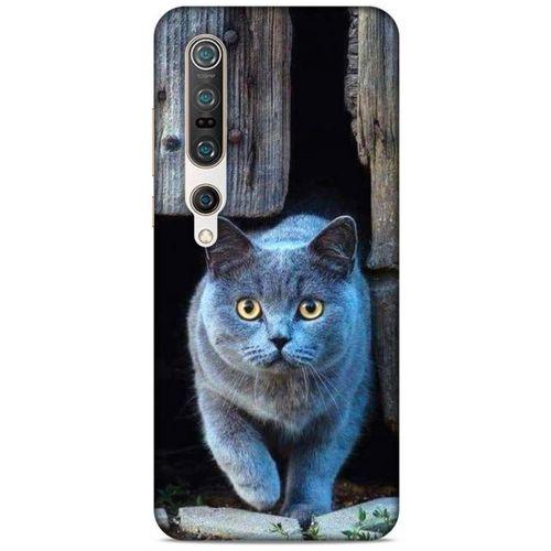Lopard Xiaomi Mi 10 Pro Uyumlu Kılıf Kediler (48) Bumper Kılıf Duman