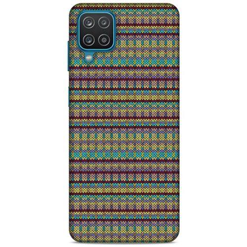 Lopard Samsung Galaxy A12 Uyumlu Kılıf Kazak (12) Koruyucu Silikon