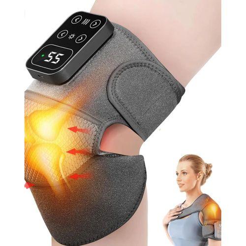 Isıtmalı Titreşimli Dizlik Masaj Cihazı Diz Omuz Dirsek Uyumlu 2 Adet Set