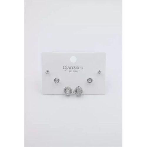 Çoklu Set Küpe - Gümüş