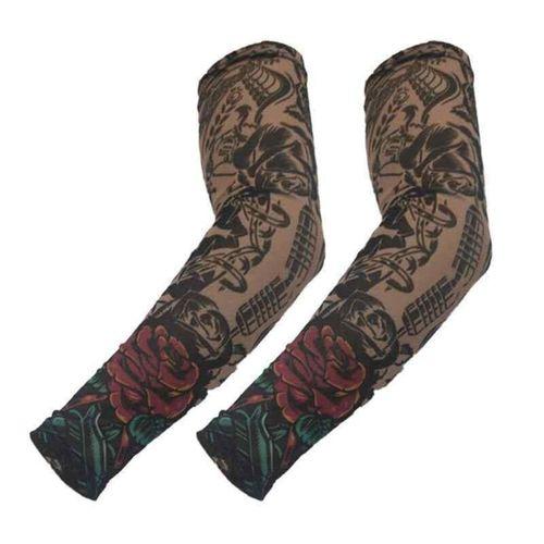 SEVGENT Giyilebilir Kol Dövmesi & Çorabı 3D Baskılı 2 Adet 009