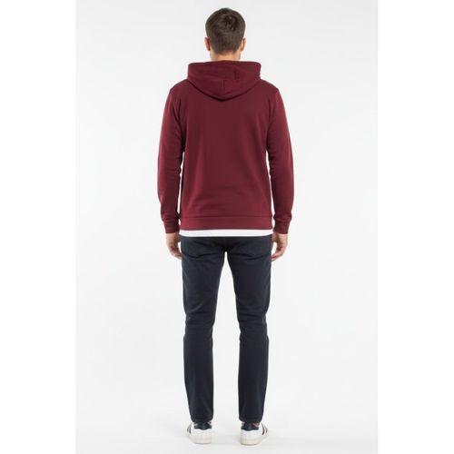 Süperlife Kapşonlu Uzun Kollu Baskılı Dar Kalıp İnce Erkek Sweatshirt SPR 2019K61