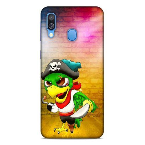 Lopard Samsung Galaxy A40 Uyumlu Kılıf GameX (28) Arka Kapak Korsan Papağan