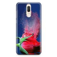Huawei Mate 10 Lite Kılıf Gül Kırıkları Arka Kapak Koruma Desenli Full Koruyucu