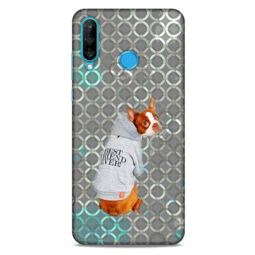 Huawei P30 Lite Kılıf Köpek Kıyafetleri (44) Tough Armor Kılıf Boston Terrier Eşofman