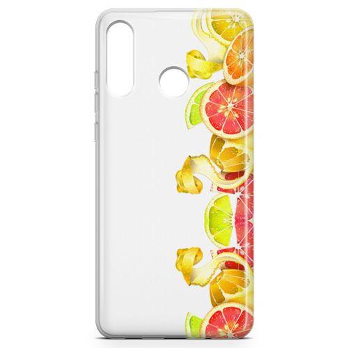Huawei P30 Lite 2020 Kılıf Turunçgiller Arka Kapak Koruma Desenli Full Koruyucu