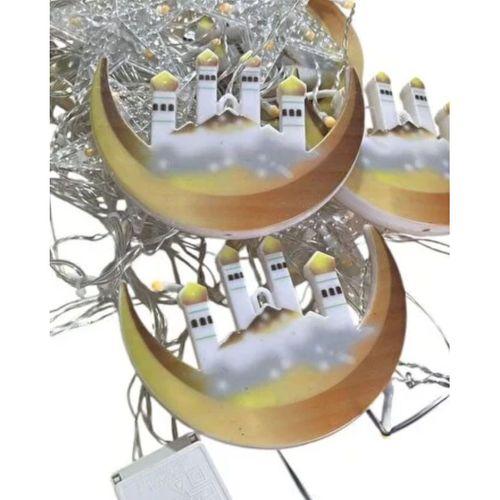 Ramazan Dekorasyonu İçin 3 Metre Hilal Yıldız Led Işık