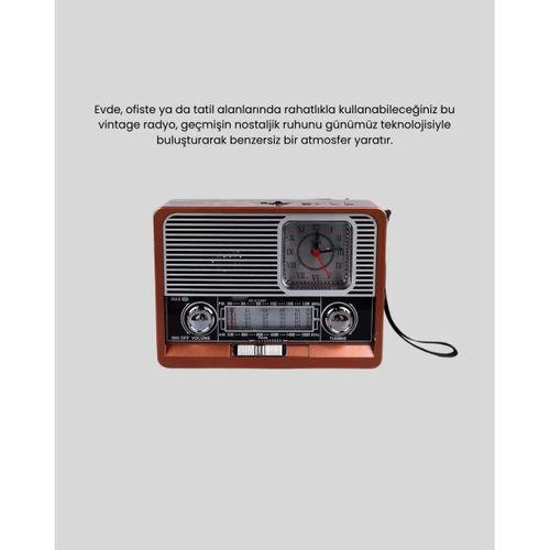 Dekoratif Vintage Radyo – Klasik Görünüm, Modern Fonksiyon Ve Uzun Ömürlü Kullanım