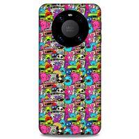 Lopard Huawei Mate 40 Pro Uyumlu Kılıf Graffitix (34) Slim Armor Kılıf