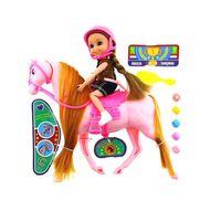 Nini Love Binici Bebek Pembe At