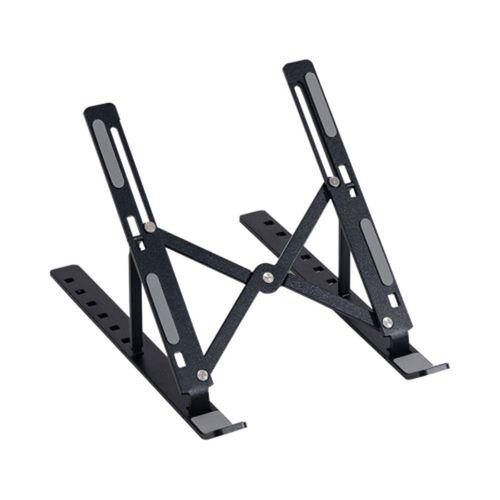 FRISBY FNC-5155ST, 10’’-15.6’’ Taşınabilir,  Katlanır, Notebook Standı, 7 Kademeli Ayarlanabilir Yükseklik, Alüminyum (Siyah)