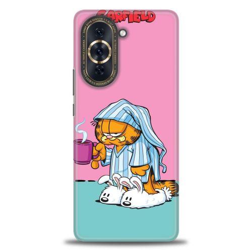 Huawei Nova 10 Pro Kılıf HD Baskılı Kılıf - Garfield + Tam Ekran Koruyucu