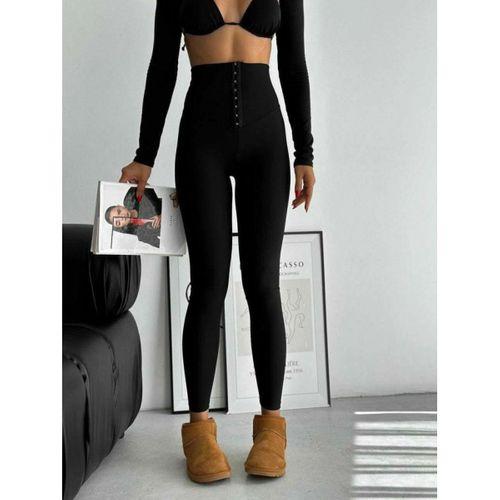 Kadın Yüksek Bel Korse Ve Kopça Detay çelik Toparlayıcı Tayt