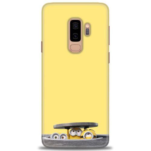 Samsung Galaxy S9 Plus Kılıf HD Baskılı Kılıf - Lögar + Tam Ekran Koruyucu