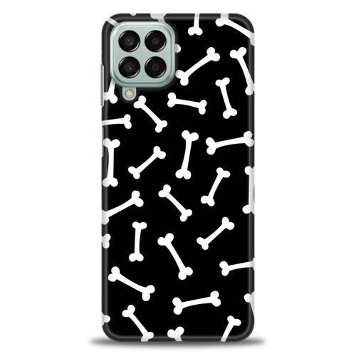 Samsung Galaxy M33 Kılıf HD Baskılı Kılıf - Kemikler + Tam Ekran Koruyucu