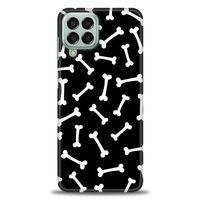 Samsung Galaxy M33 Kılıf HD Baskılı Kılıf - Kemikler + Tam Ekran Koruyucu