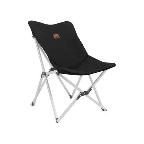 Box&Box Alüminyum Katlanabilir Kamp Sandalyesi, Piknik Sandalyesi, Taşıma Çantalı, Kumaş, Siyah