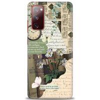 Samsung Galaxy S20 FE Kılıf HD Baskılı Kılıf - Daisy Rose + Tam Ekran Koruyucu