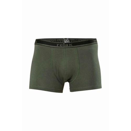 Relax Pamuklu Esnek Erkek Boxer Haki - 1268A