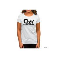 Ozzy Osbourne Logo Beyaz Kadın Tişört