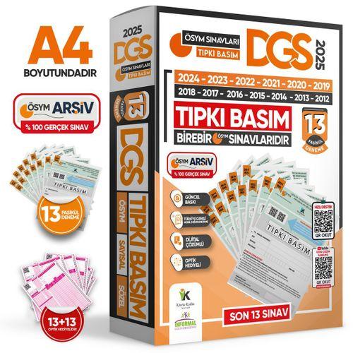 2025 DGS Sayısal Sözel ÖSYM Çıkmış Soru Tıpkı Basım 13lü Deneme Türkiye Geneli Dijital Çözümlü